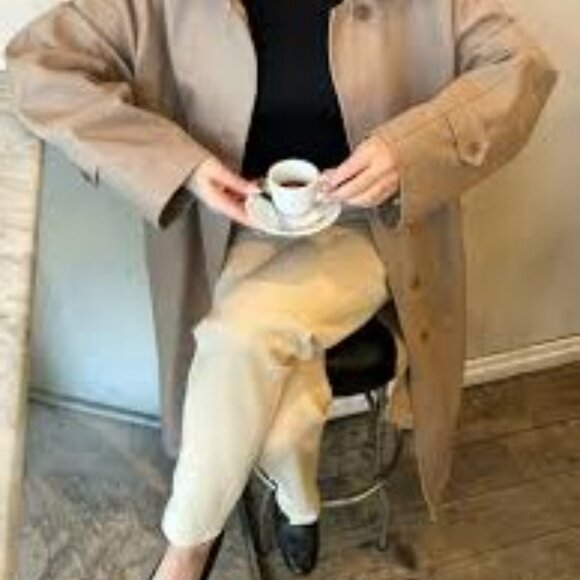 Jones New York Tan Trench Coat Jacket, size Medium π§₯ - Picture 2 of 13